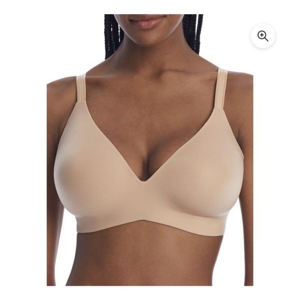 Le Mystere Womens Second Skin Wire-Free T-Shirt Bra Sz 36DD